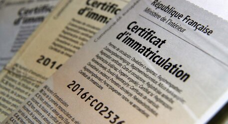 Réalisation de votre carte grise