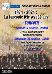 L'harmonie municipale "La Concorde" fête ses 150 ans