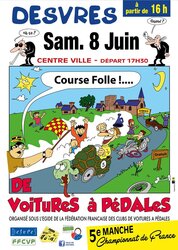 Course de voitures à pédales